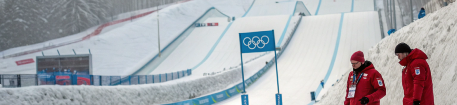 des athlètes blessés aux Jeux Olympiques d'hiver