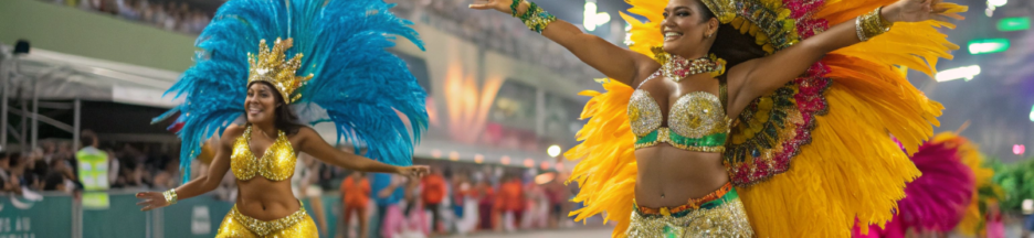 des danseuses brésiliennes au carnaval de Rio