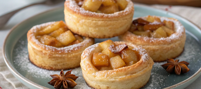 Mini chaussons aux pommes : la recette gourmande