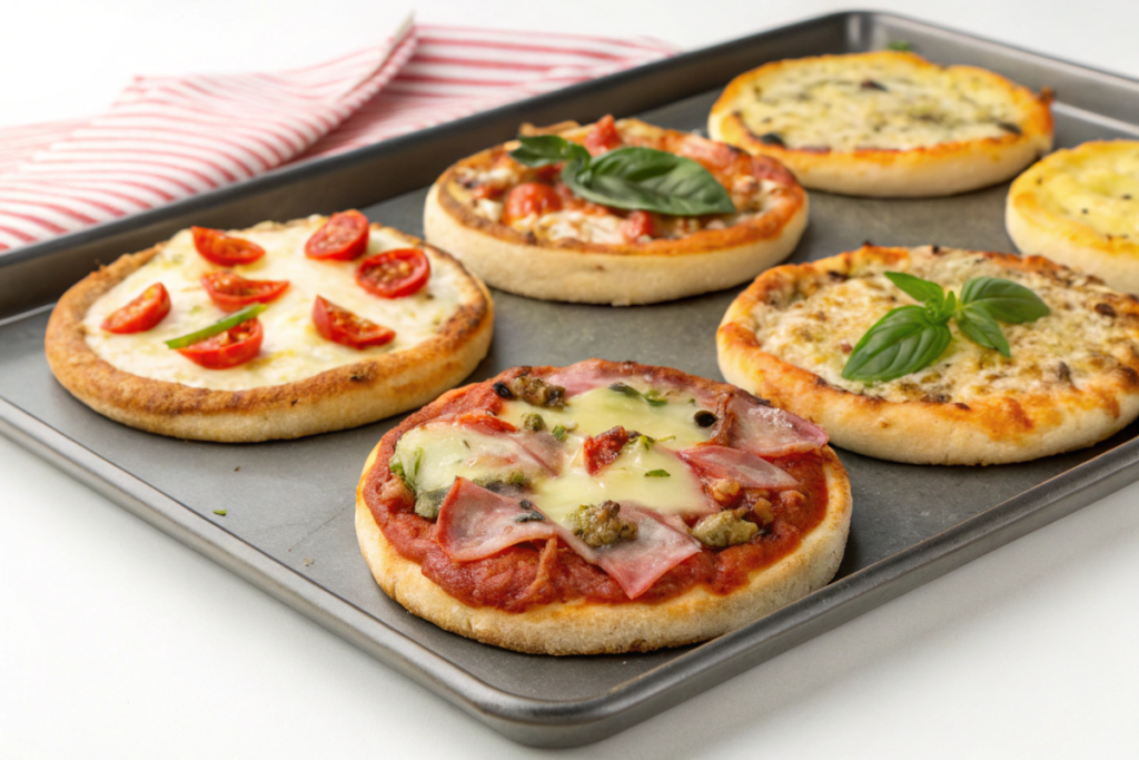 des mini pizzas