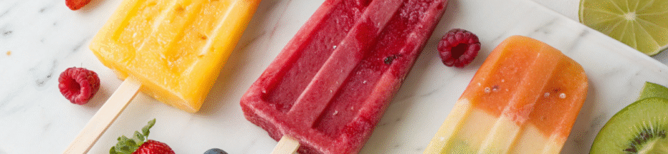 des sorbets fruités