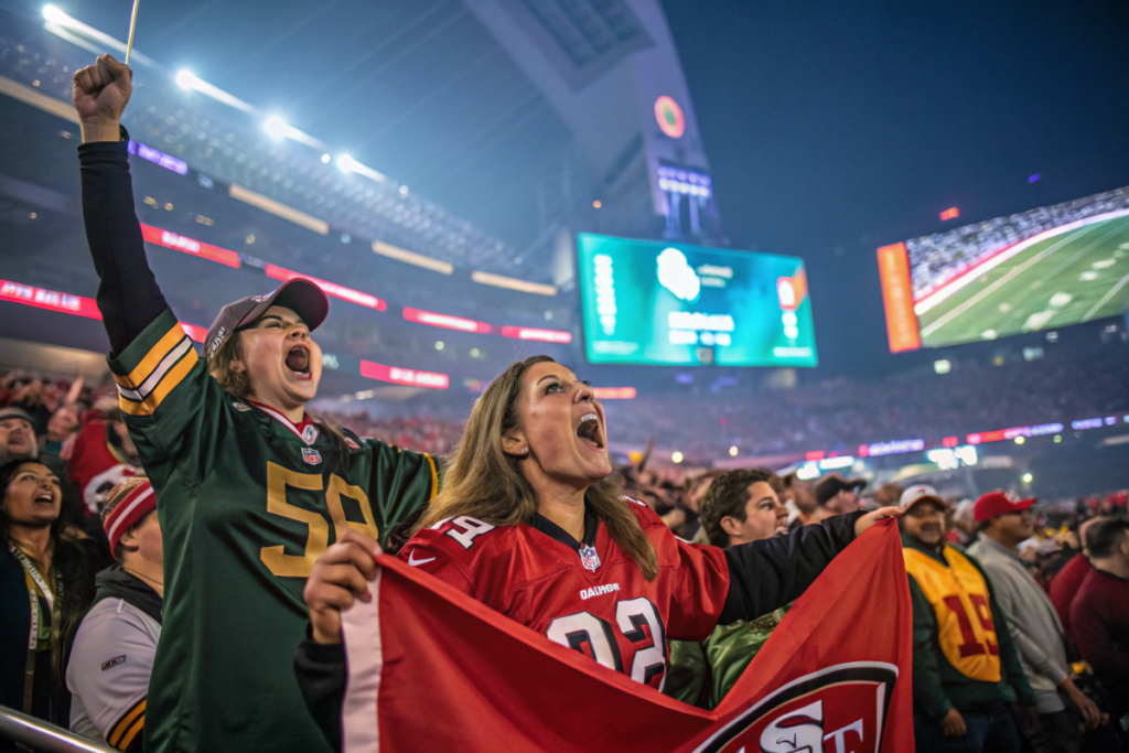 des supporters au Super Bowl sur lequel avec parié Drake