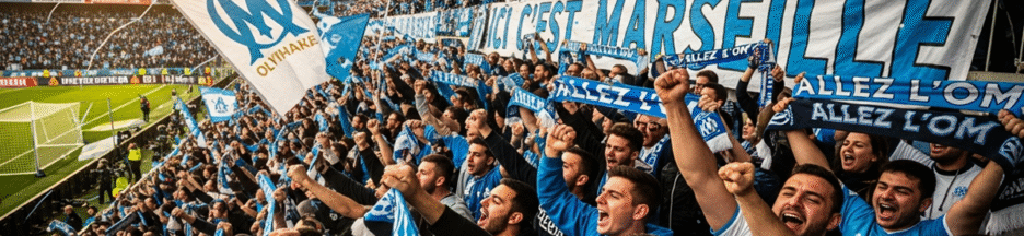 Supporteurs de l’OM lors d’un match de Coupe de France