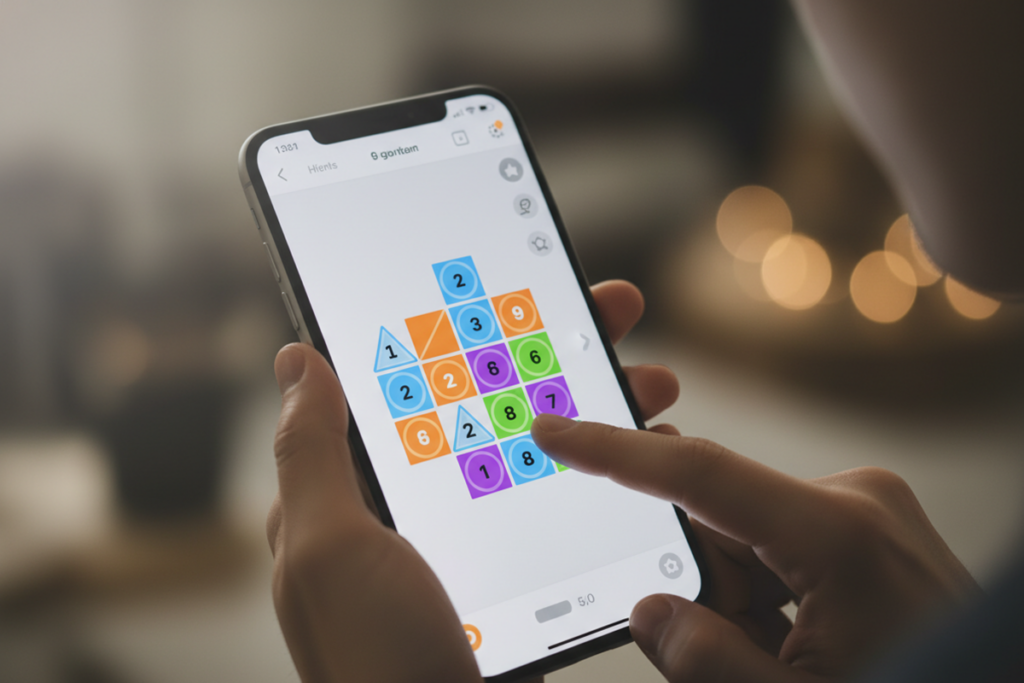 Un jeu de calcul et de logique sur mobile