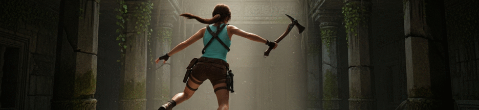 Gameplay d’un jeu mobile Lara Croft