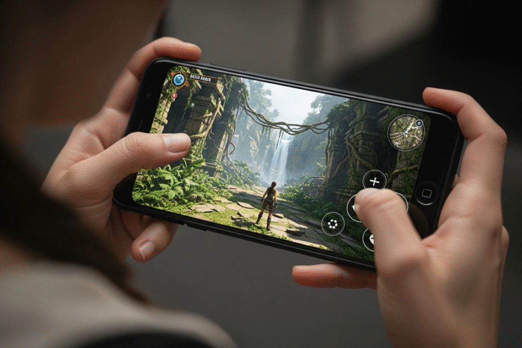 Un jeu mobile similaire à Lara Croft