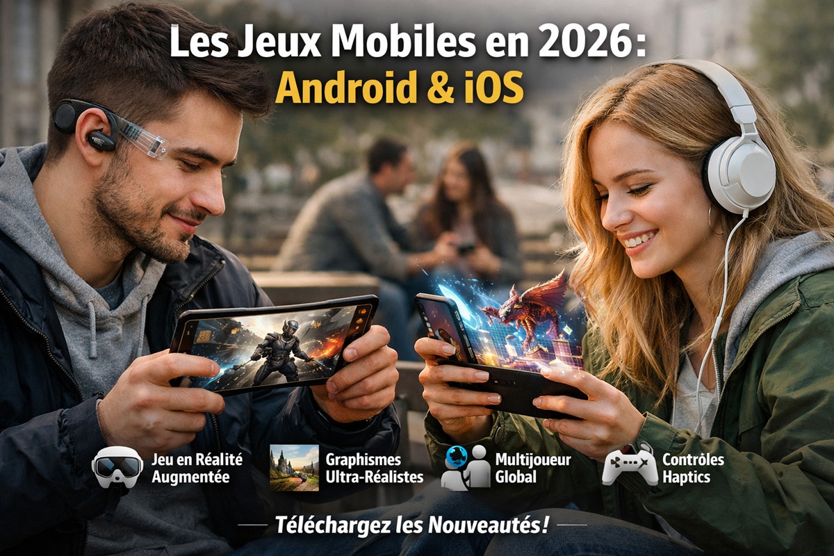 Des personnes jouant à des jeux mobiles