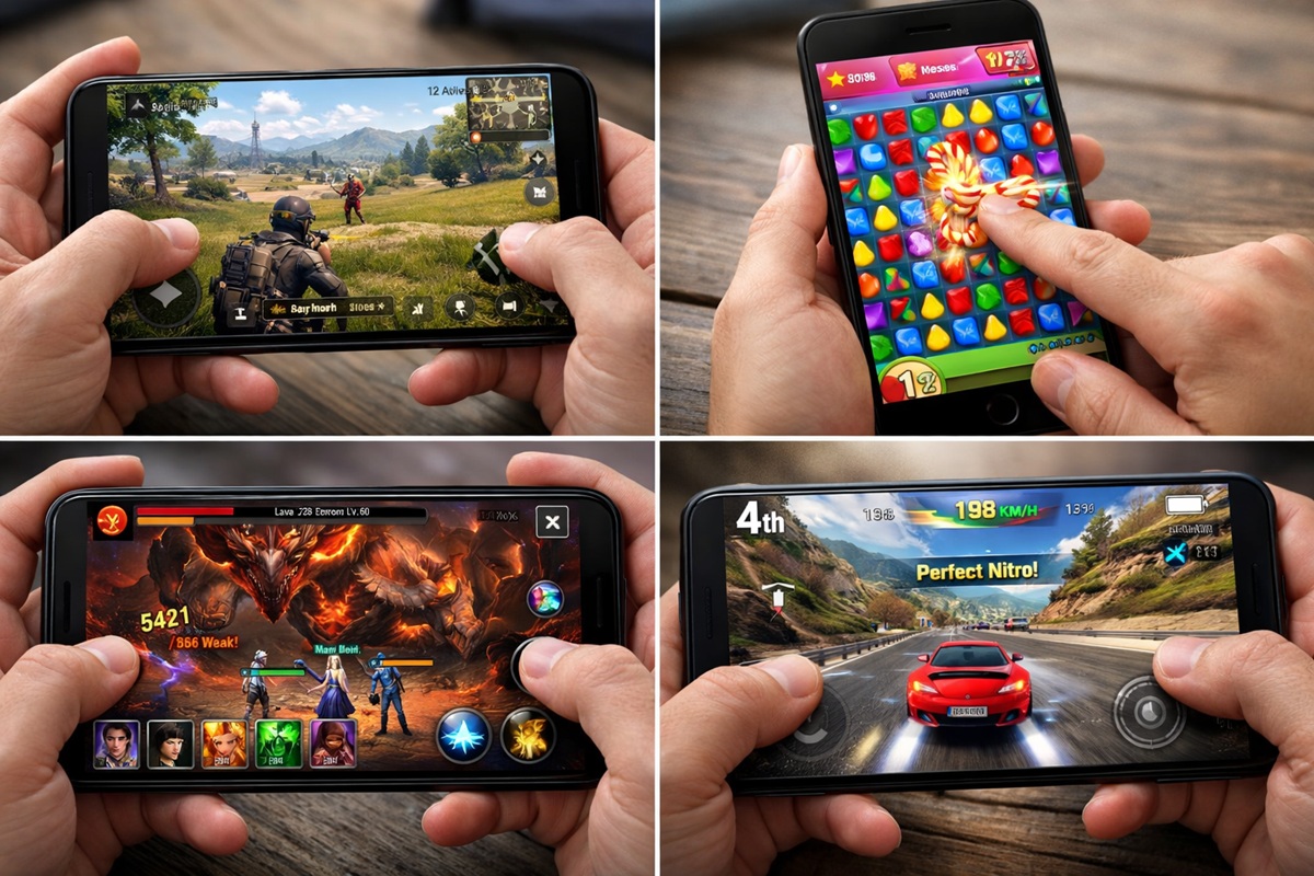 Des jeux mobile