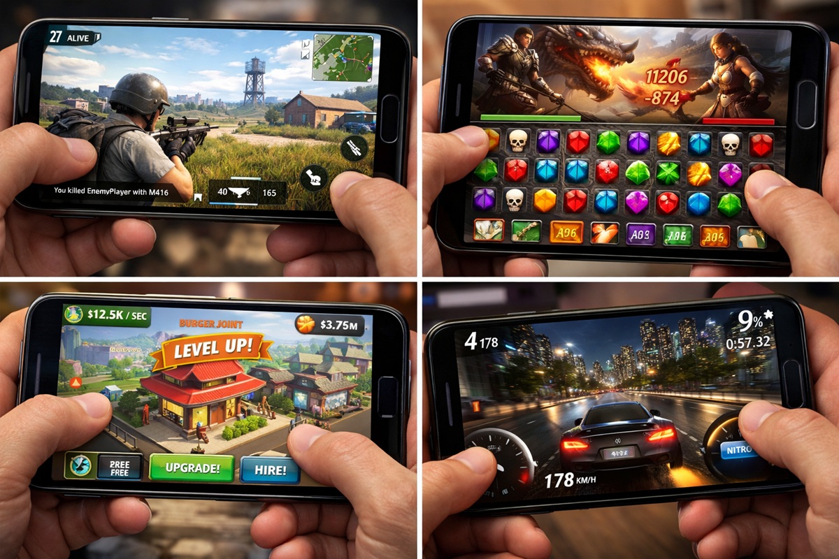 Des jeux mobile