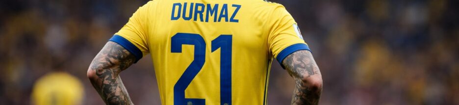 Jimmy Durmaz sous le maillot de la Suède