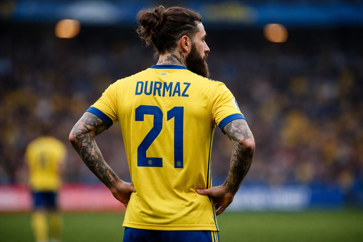 Jimmy Durmaz sous le maillot de la Suède