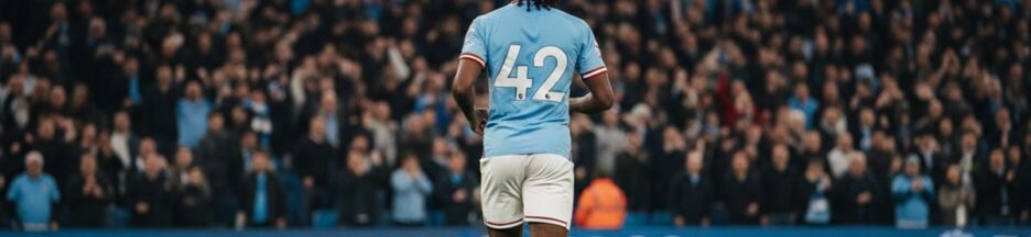 Joueur sous les couleurs de Manchester City