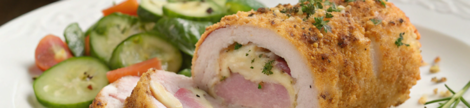 la roulade de poulet façon cordon bleu