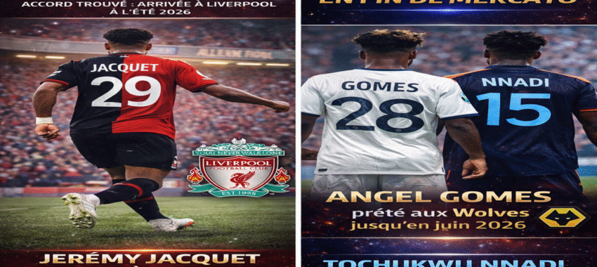 Mercato : Liverpool signe Jacquet, l&rsquo;OM restructure son effectif