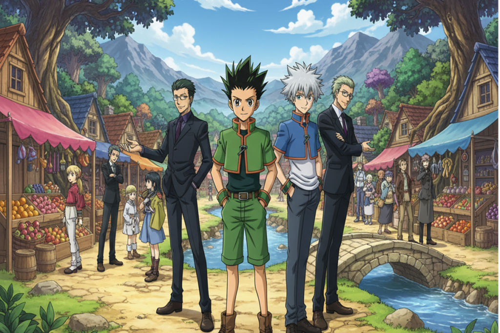 Personnages similaires à l’univers HUNTER×HUNTER