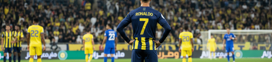 Cristiano Ronaldo avec le maillot d'Al Nassr