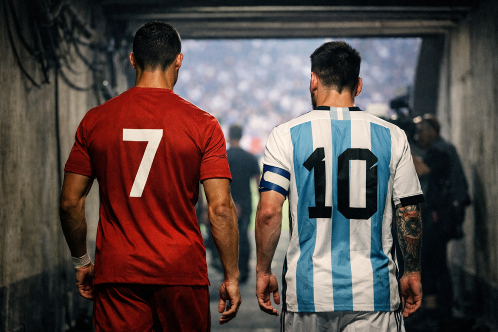 Cristiano Ronaldo et Lionel Messi
