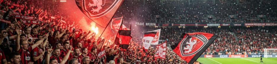 Supporteurs de Rennes lors d’un match de Ligue 1