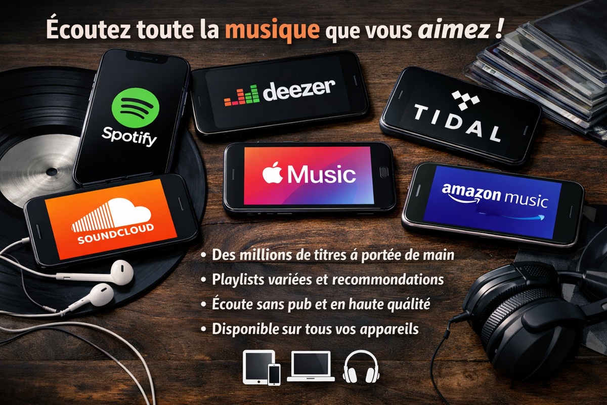 Des plateformes de streaming musique