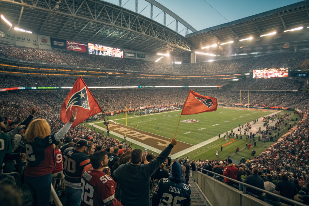 supporters au Super Bowl