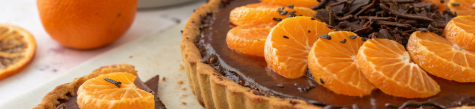 tarte au chocolat-clémentine