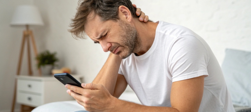 Text Neck : le syndrome causé par les smartphones