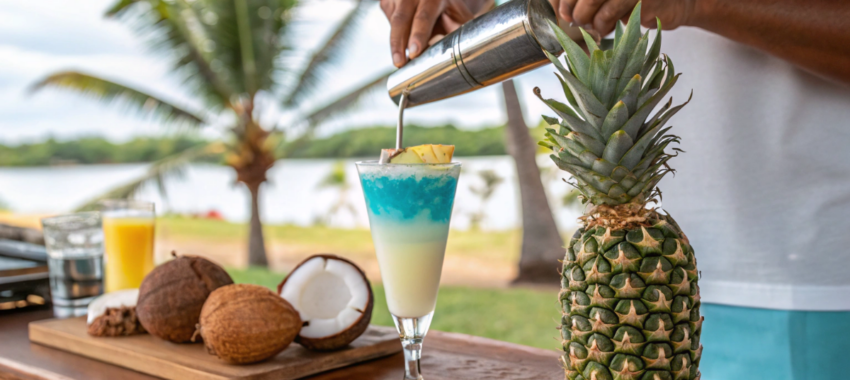 Piña colada : la recette tricolore festive