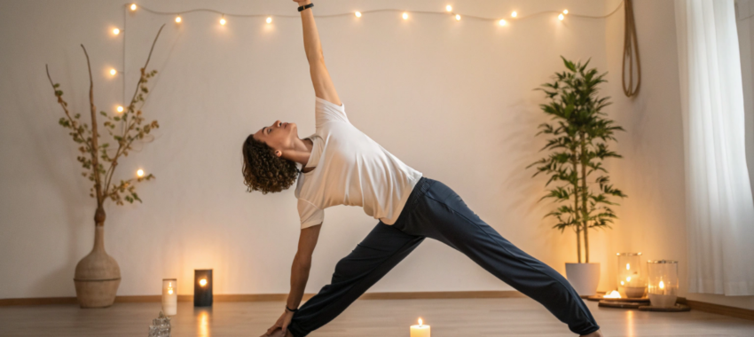 Yoga : réussir la chandelle et la demi-chandelle