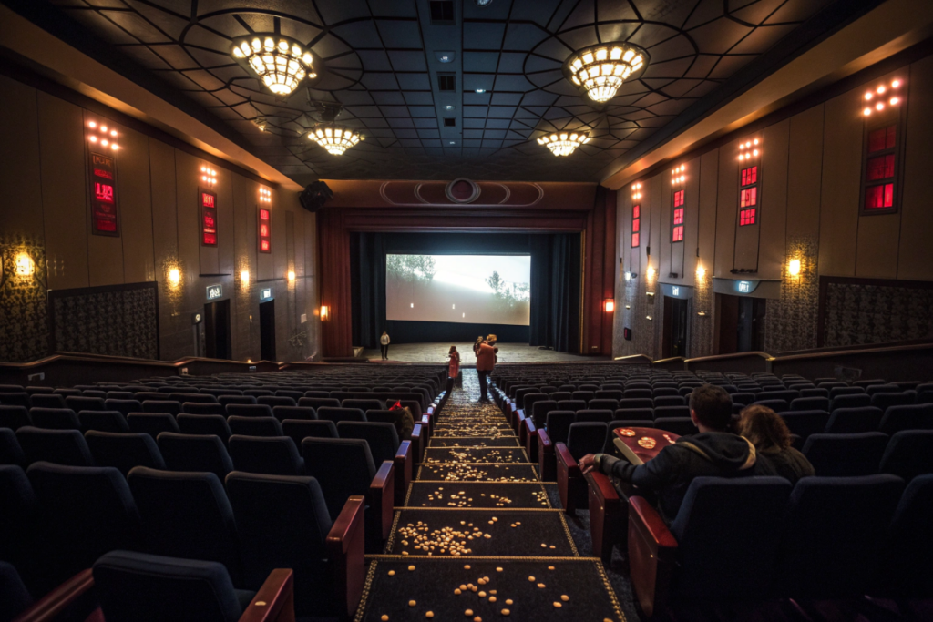 une salle de cinéma