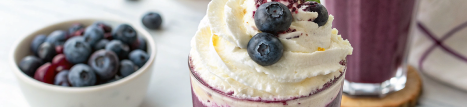 Le milkshake à la myrtille