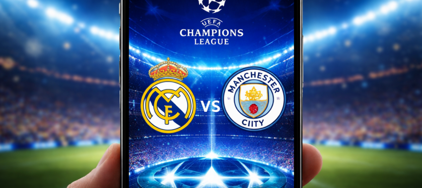 Ligue des champions : Real Madrid-Manchester City à suivre sur mobile