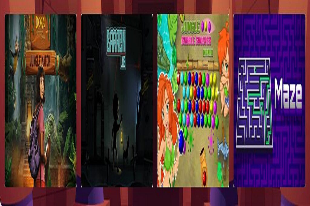 affiches de 3 jeux mobiles sur Mobijeux