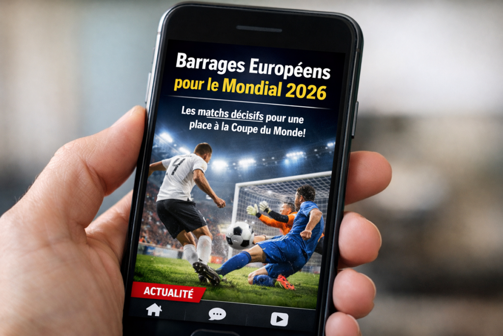 News sur les matchs de barrages pour la Coupe du Monde