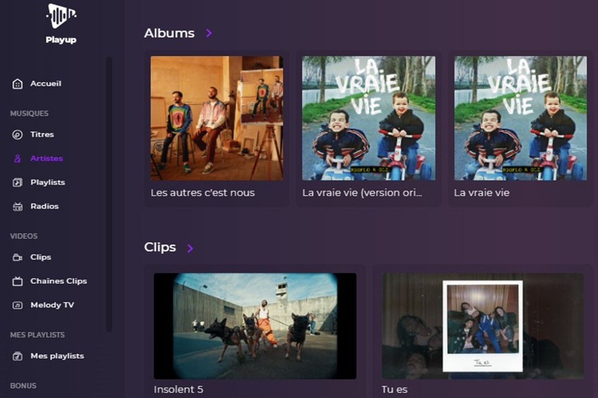 Des albums de Bigflo et Oli sur Playup