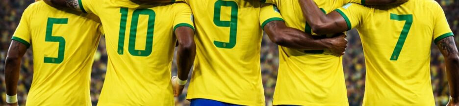 Joueurs du Brésil pour la Coupe du Monde