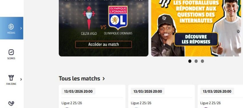 ClicnScores : actus, résumés et matchs football en live