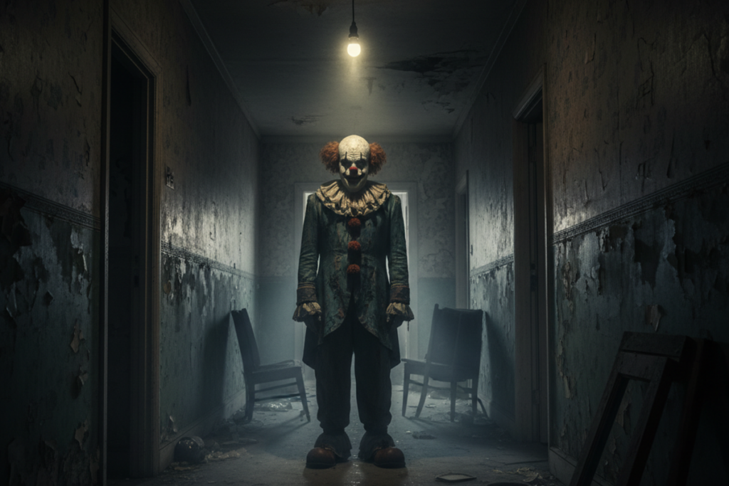 Gameplay d’un jeu d’horreur similaire à Horror Clown