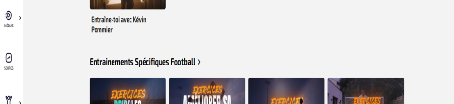 Interface de ClicnScores