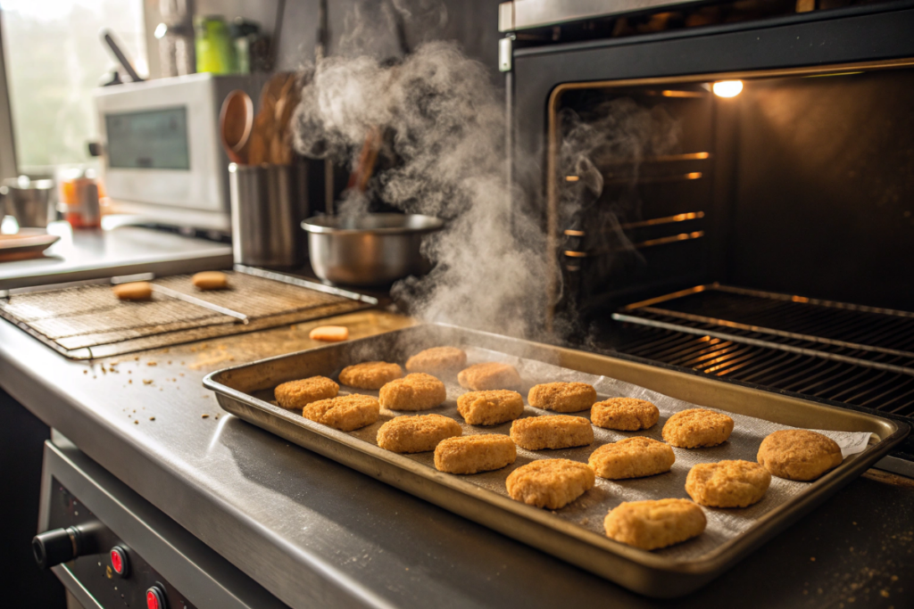 des nuggets express en préparation