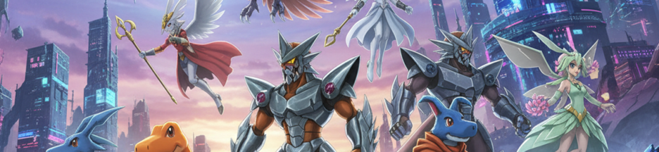 Des créatures similaires au jeu Digimon Up