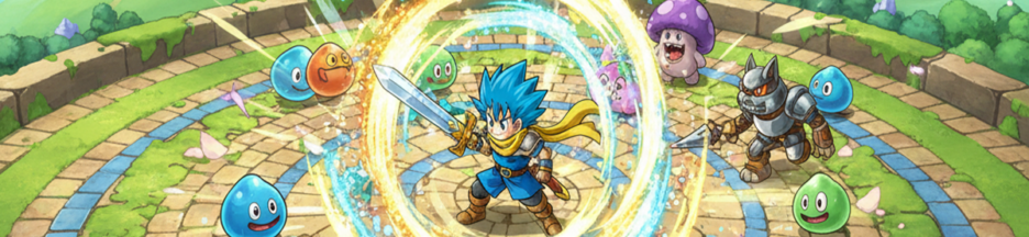 Gameplay d’un jeu similaire à Dragon Quest Smash/Grow