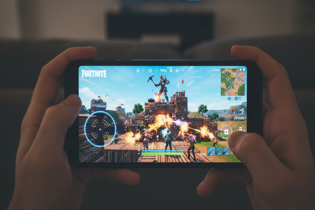 Fortnite sur smartphone
