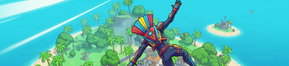 Gameplay d’un jeu similaire à Fortnite