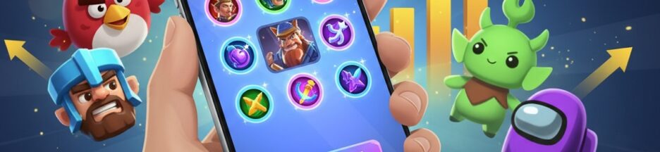 illustration du gaming mobile, moteur du marché du jeu vidéo