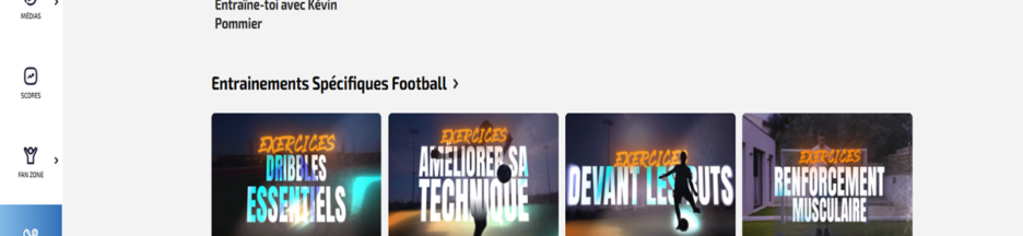 Interface de ClicnScores