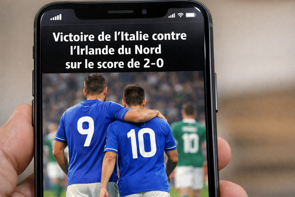 Match Italie vs Irlande du Nord
