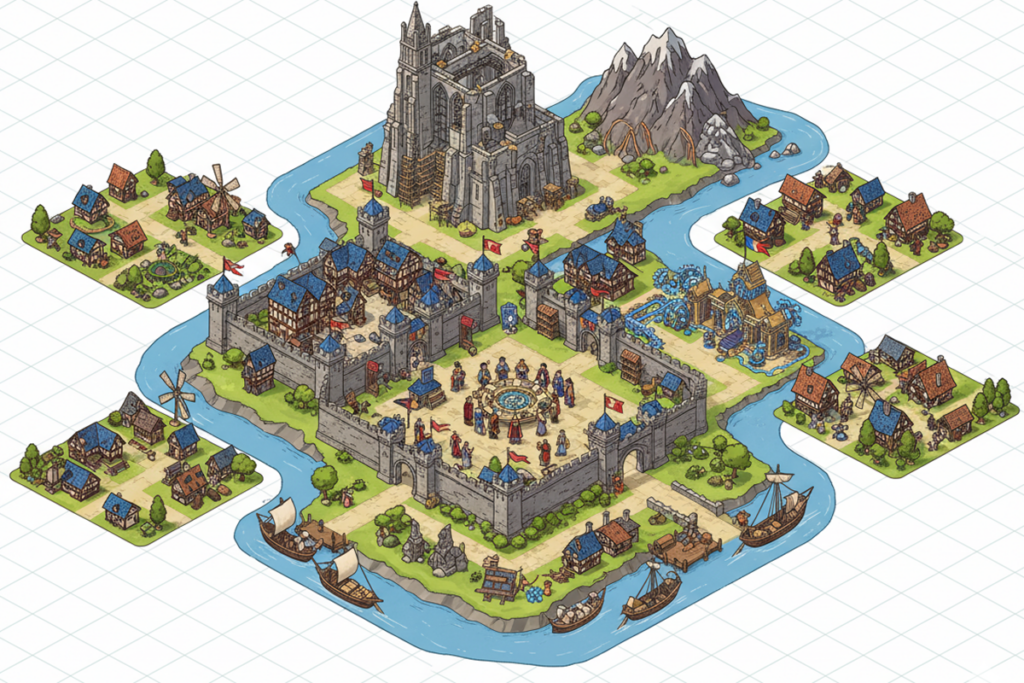 Gameplay d’un jeu de stratégie et gestion comme Civilization VII – Arcade Edition
