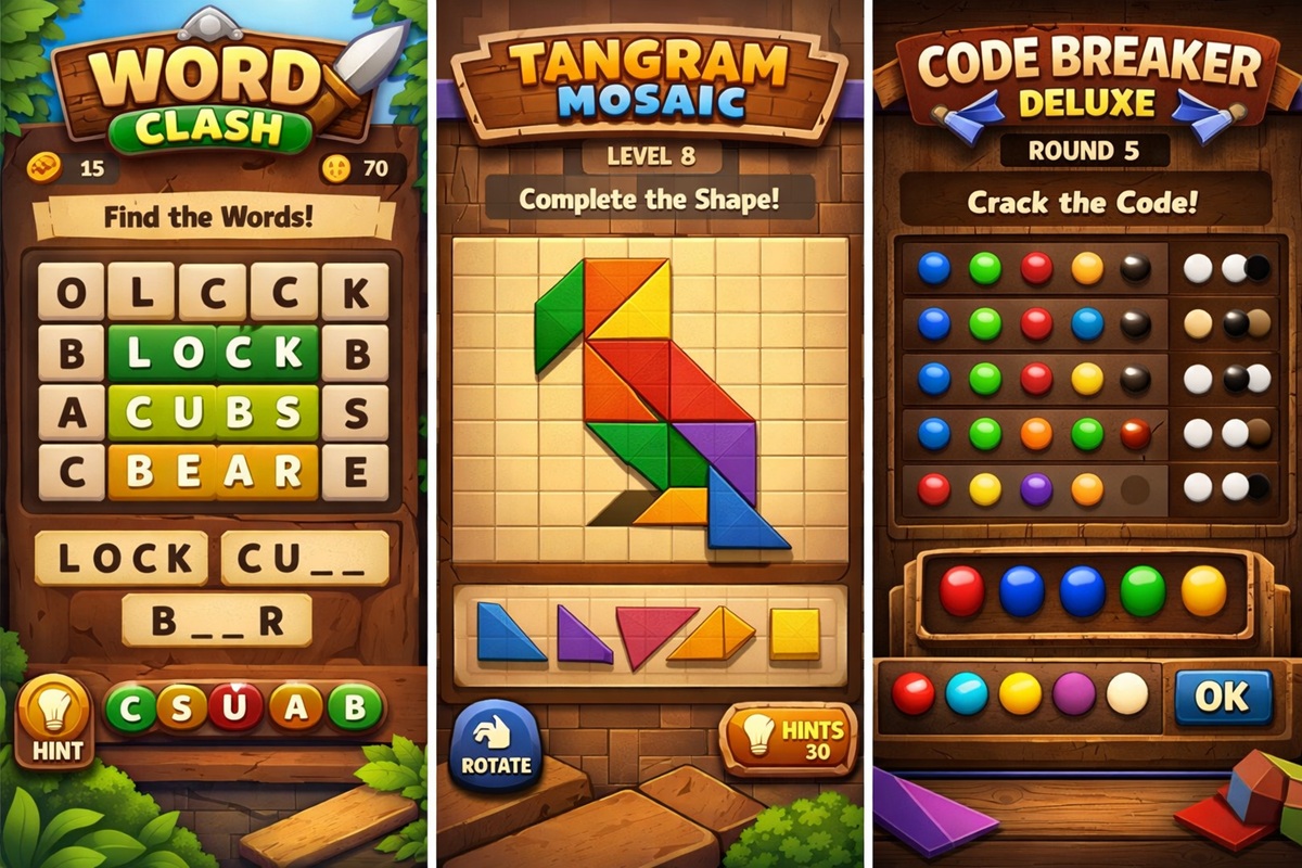 Gameplay inspiré de jeux de réflexion