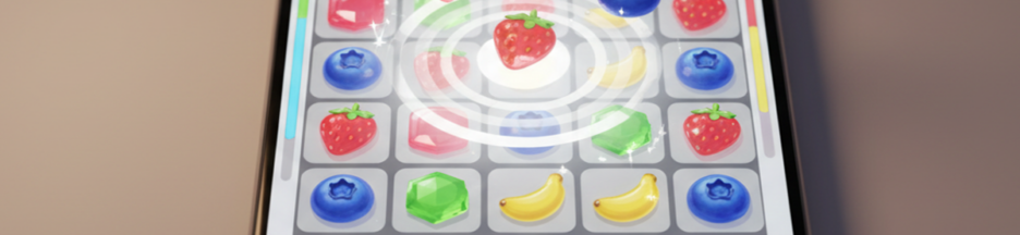 Un jeu mobile de match-3