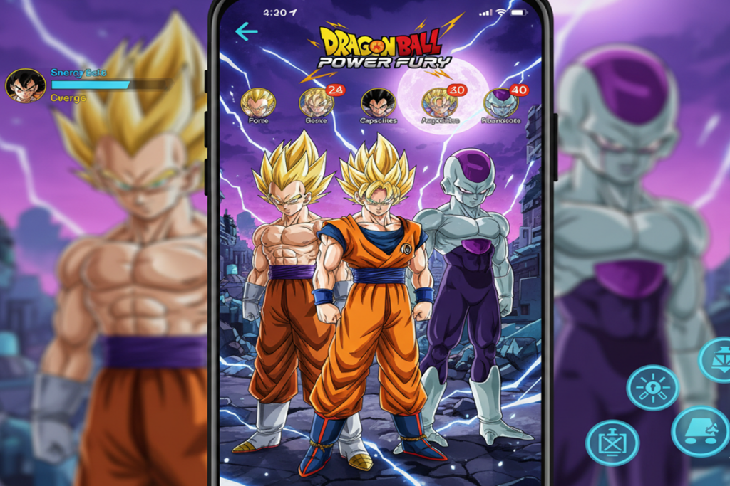 Un jeu mobile comme Dragon Ball